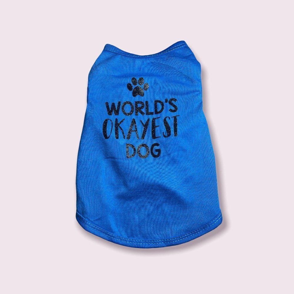 Handcrafted funny Dog Tshirt, dog clothing, dog apparel, dog clothes, pet clothe - Picture 2 of 3
